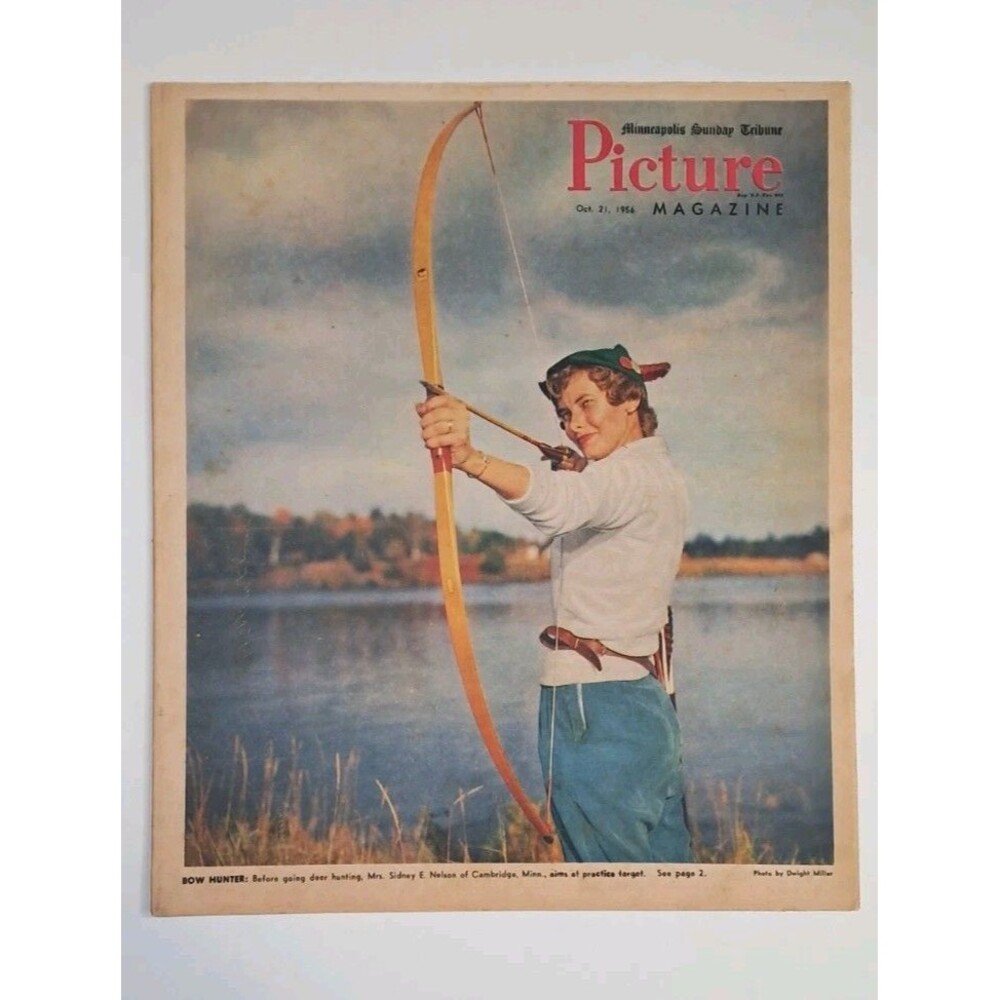 Picture Magazine Minneapolis Sunday Tribune 10/21/56 Maynard Reece Waterfowl Art